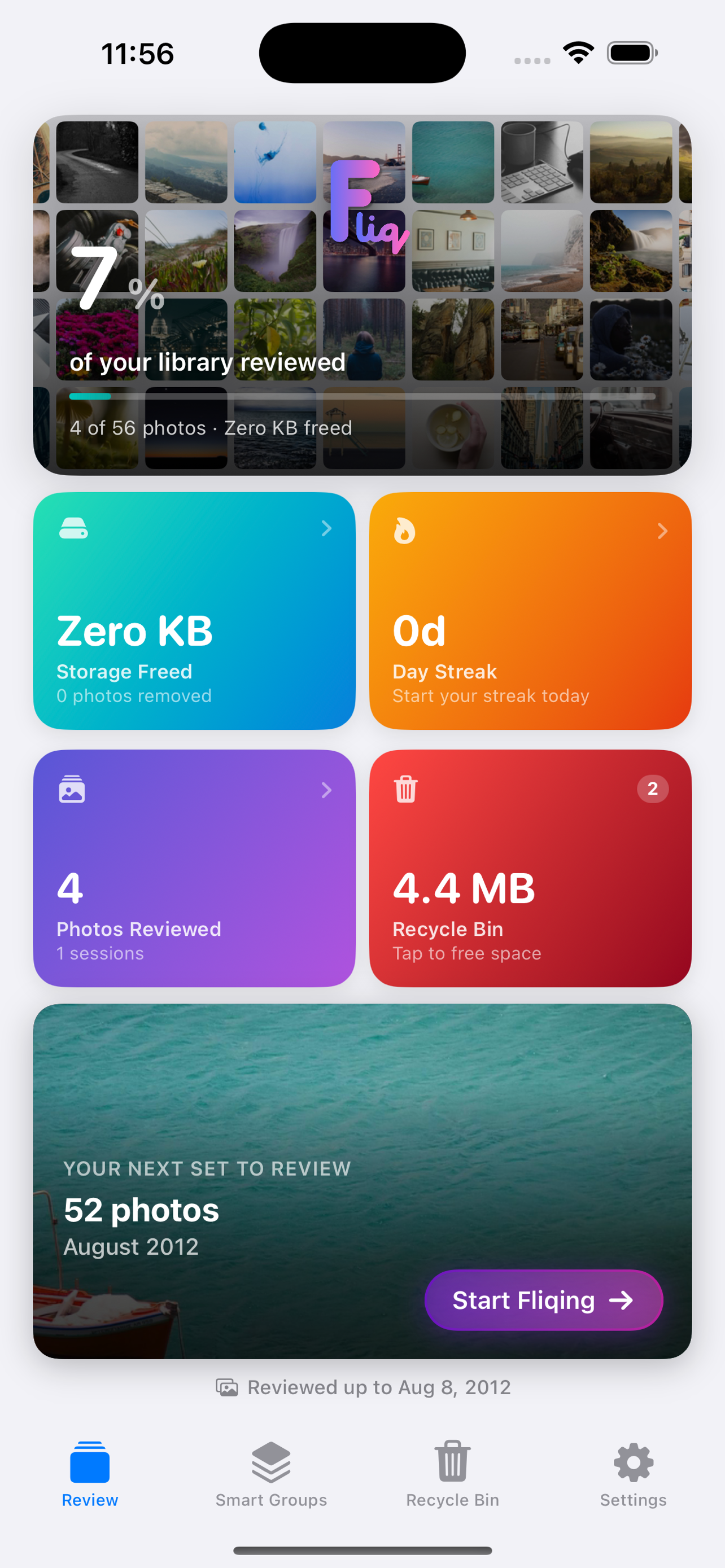 Fliq dashboard